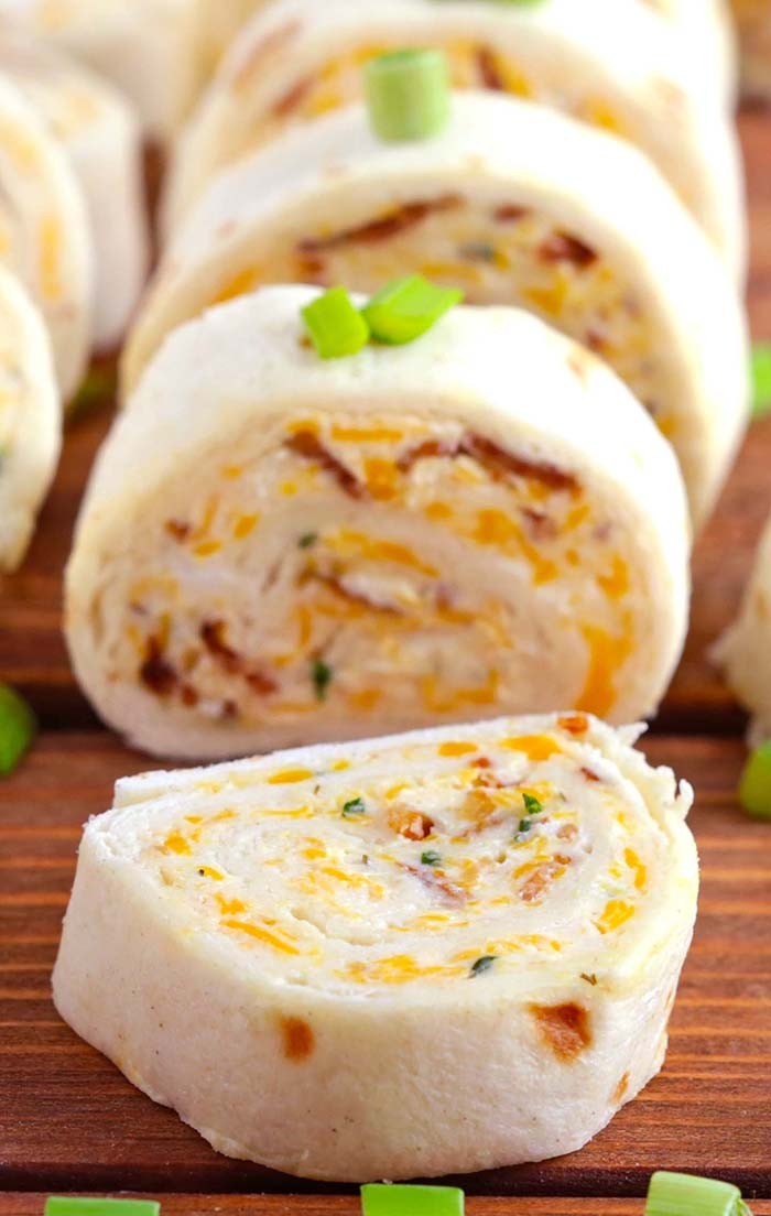 Bacon Cheddar Tortilla Roll Ups Rahandev Copy Me That