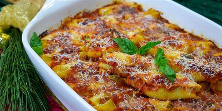 Lidia Bastianich's Baked Stuffed Shells | Lisa | Copy Me That