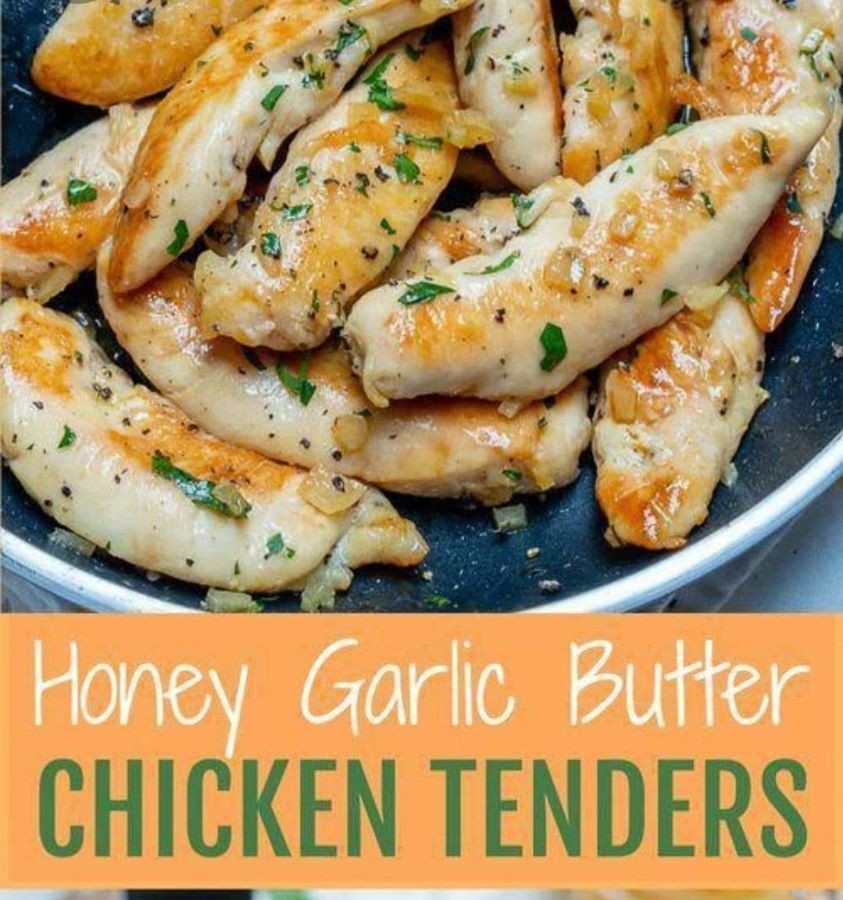 Honey Garlic Butter Chicken Tenders Donella Wick Copy Me That