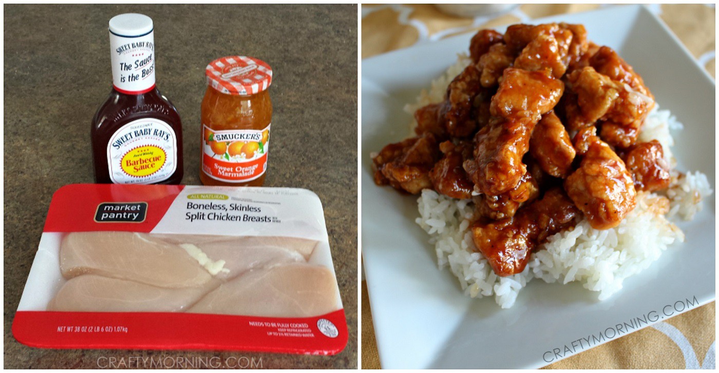 3 Ingredient Orange Chicken Sauce Justeena Dobbins Copy Me That