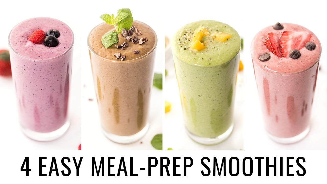 4 Easy Meal-Prep Smoothie Recipes | ButterflyKisses | Copy Me That