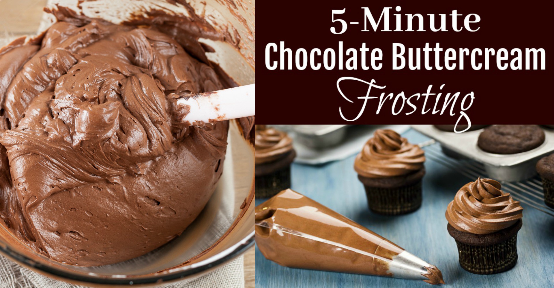5-Minute Chocolate Buttercream Frosting | facelsangel | Copy Me That