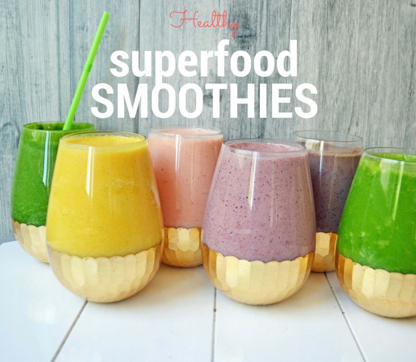 6 Healthy Superfood Smoothies Vickis Recipes Copy Me That 