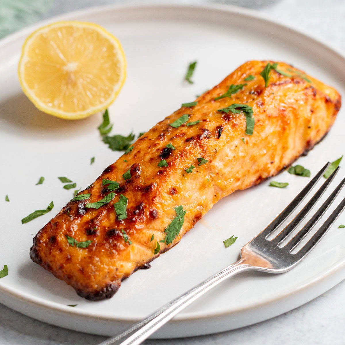 Air Fryer Honey Dijon Salmon | Patti Blask | Copy Me That