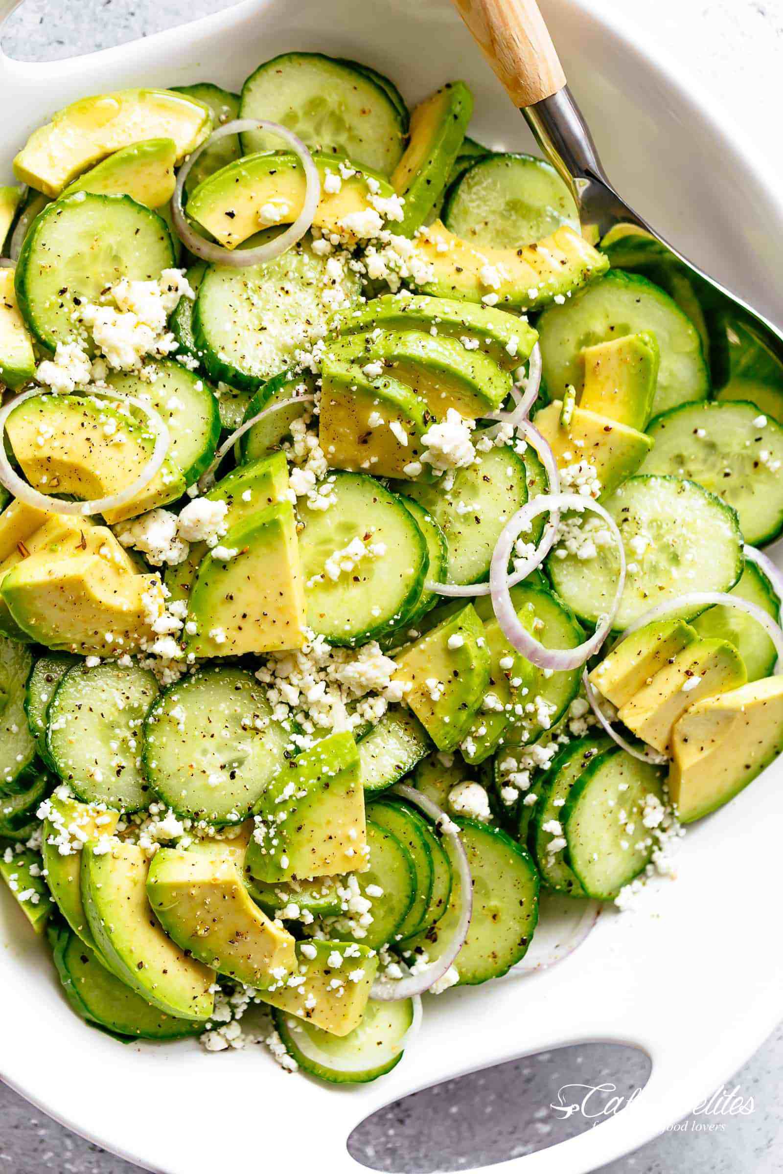 Avocado Feta Cucumber Salad | Rob Schendel | Copy Me That