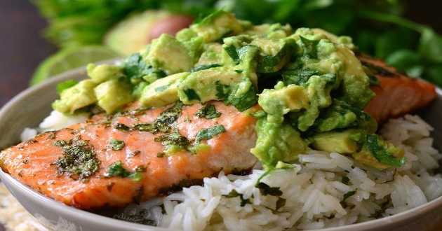 Avocado Salmon Rice Bowl Mel Copy Me That