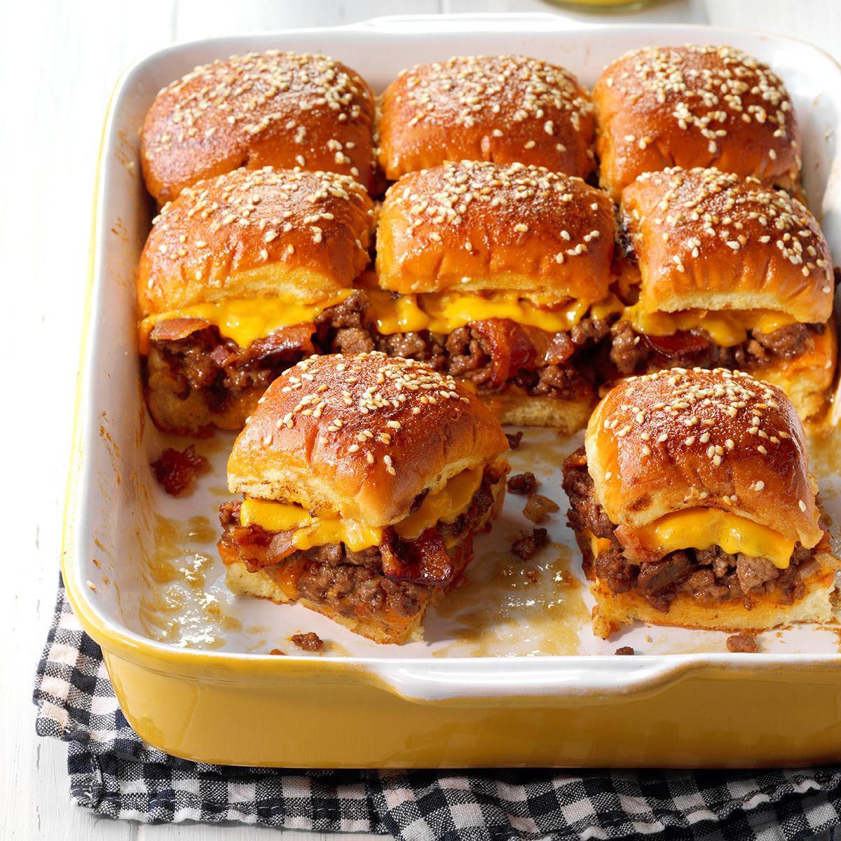 Bacon Cheeseburger Slider Bake terri Copy Me That