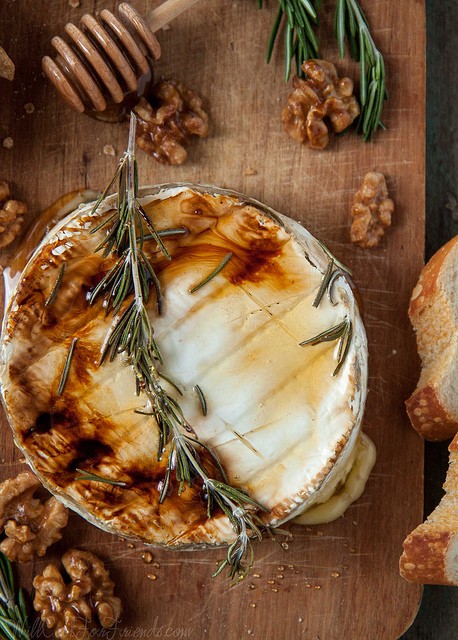 Baked Brie with Rosemary, Honey, & Candied Walnuts | Maunzette | Copy ...