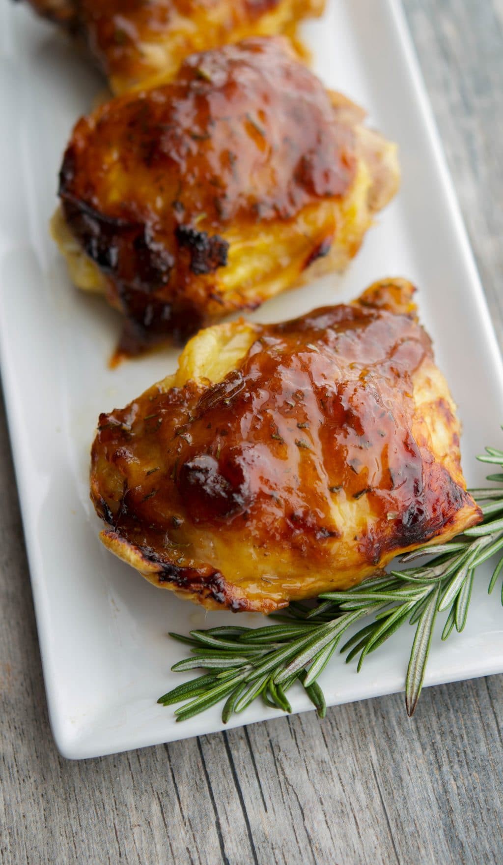 Balsamic Apricot Glazed Chicken Thighs | Aksana | Copy Me That