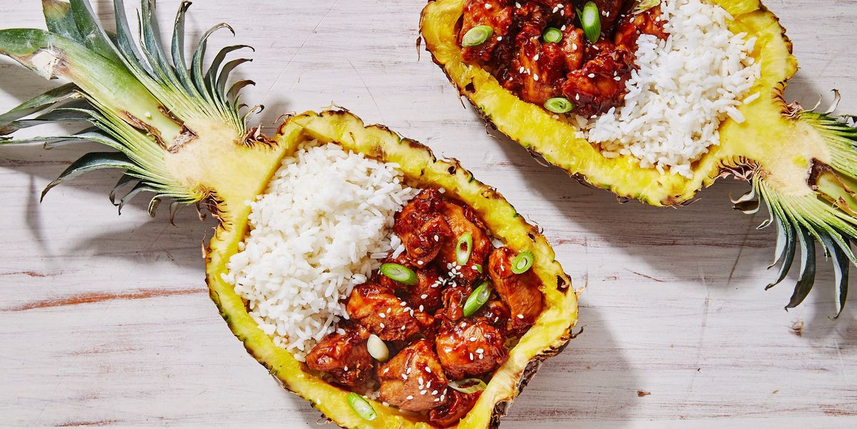Best Chicken Teriyaki Pineapple Bowls | Lurks4recipes | Copy Me That