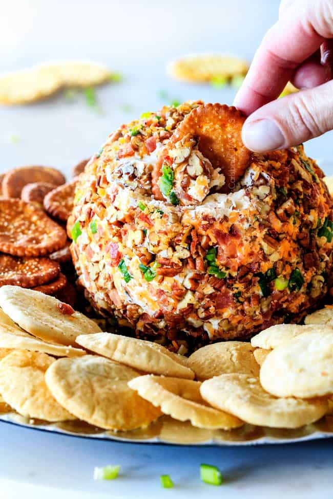 Best Ever Bacon Ranch Cheese Ball Video Make Ahead Stress Free Shawn Rodgers Copy Me That