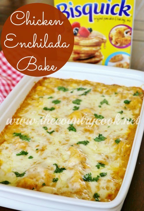 Bisquick Chicken Enchilada Bake