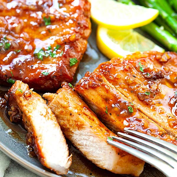 Boneless Pork Chops (With Honey Garlic Sauce!) | Chubs | Copy Me That