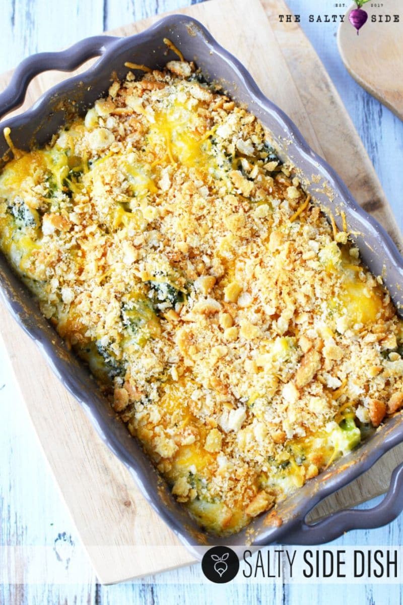 Broccoli Cheese Casserole With Ritz Cracker Topping | Ciarra | Copy Me That