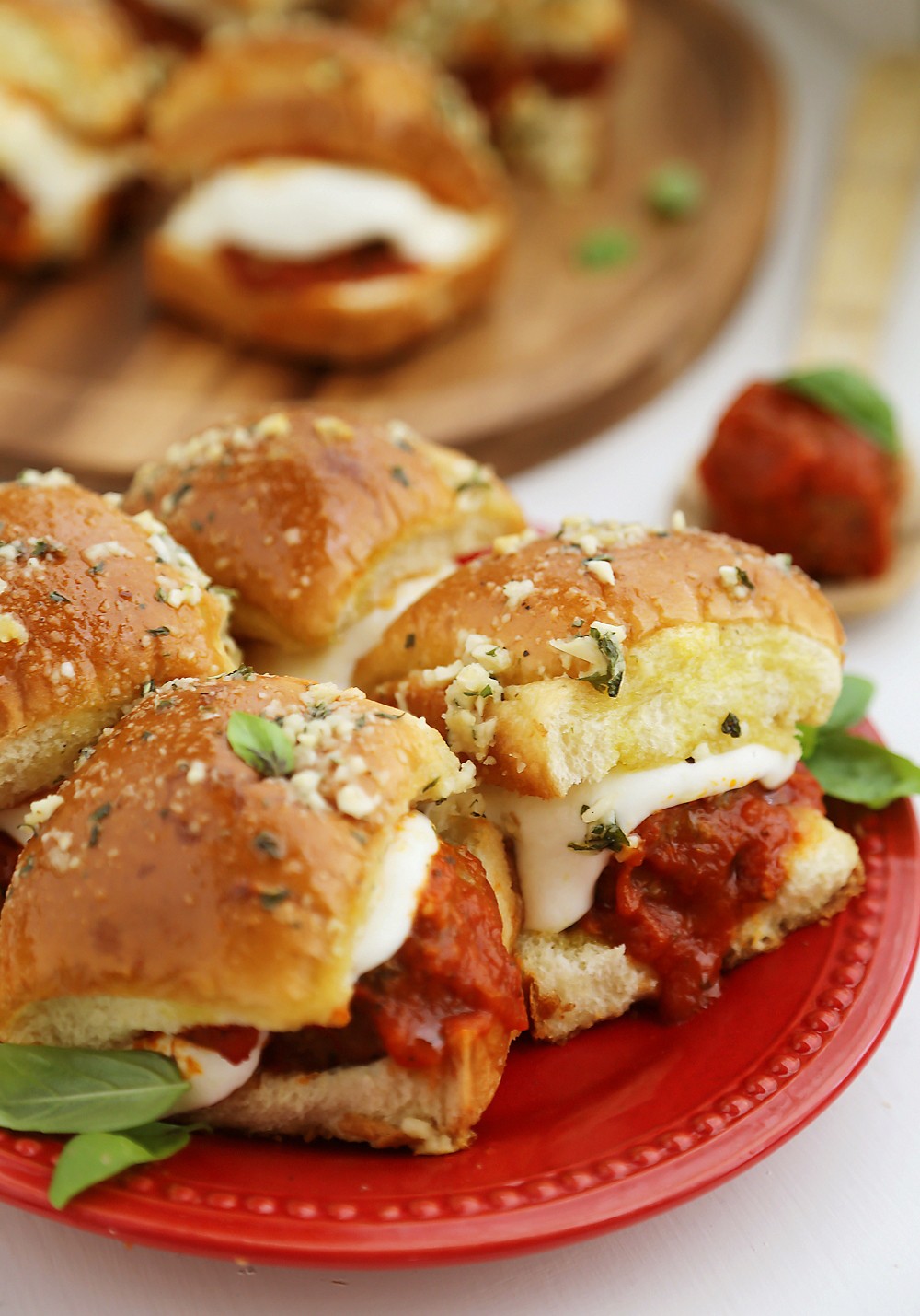 Cheesy Garlic Bread Meatball Sliders Dana Sherman Copy Me That