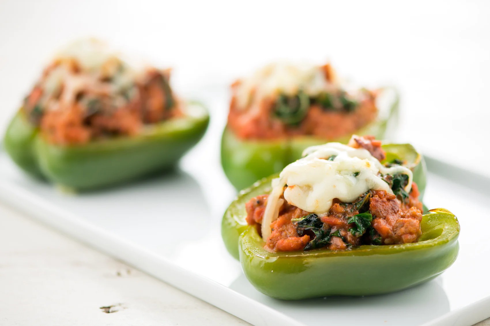 Cheesy Italian Sausage Stuffed Pizza Peppers 2fast4u Copy Me That