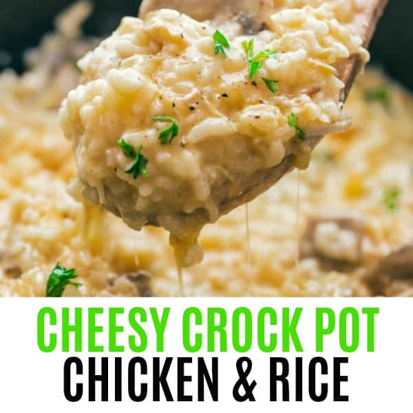 Cheesy Crock Pot Chicken And Rice Shannon Rossi Copy Me That 