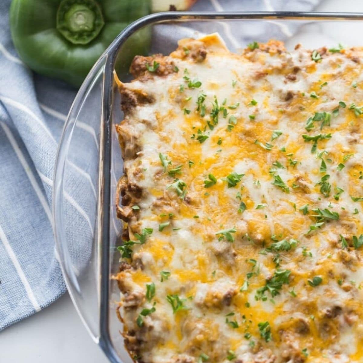 Cheesy Mexican Taco Casserole (Low Carb) | MJwrabbit | Copy Me That