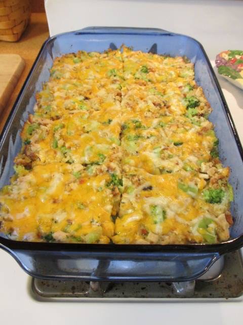 CHICKEN AND SWISS STUFFING BAKE -- 8 servings 4 Freestyle points ...