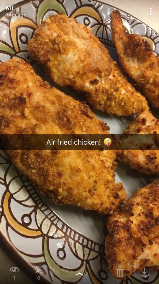 Air Fryer Shake N' Bake Chicken, Air Fried