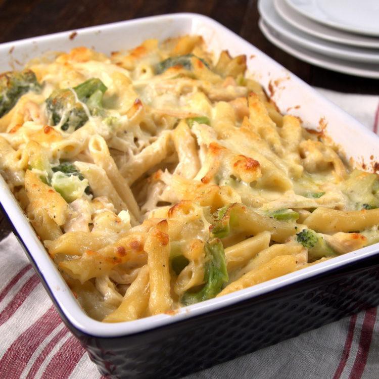 Chicken Alfredo Baked Ziti | IckyDetails | Copy Me That