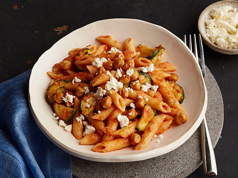 Chickpea Pasta Recipe with Garlic Sauce | Molly | Copy Me That