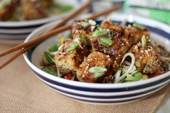 Chinese Food Vegan Crispy Tofu with Orange Sauce | Lindsay Short | Copy ...