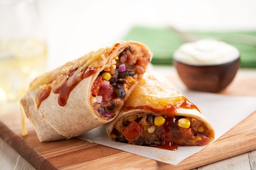 Corn and Black Bean Burrito Suizo with Chihuahua Cheese | Lakota Morris |  Copy Me That