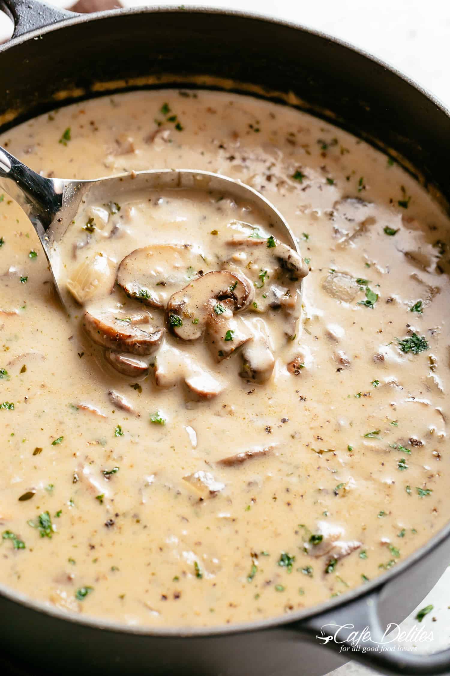 Cream of mushroom soup - thesalo
