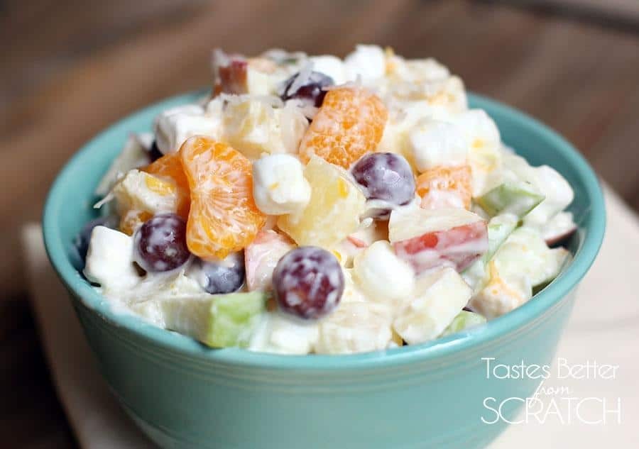 Creamy Fruit Salad Recipe Tastes Better From Scratch Laura Copy Me That