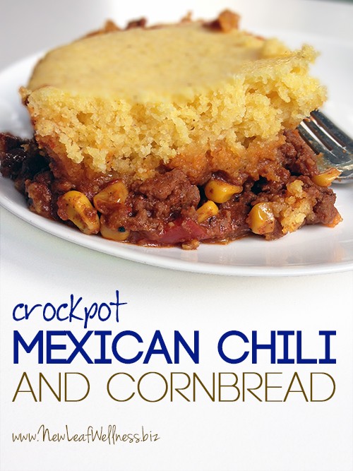 Crockpot Mexican Chili with Cornbread Topping | Margie | Copy Me That