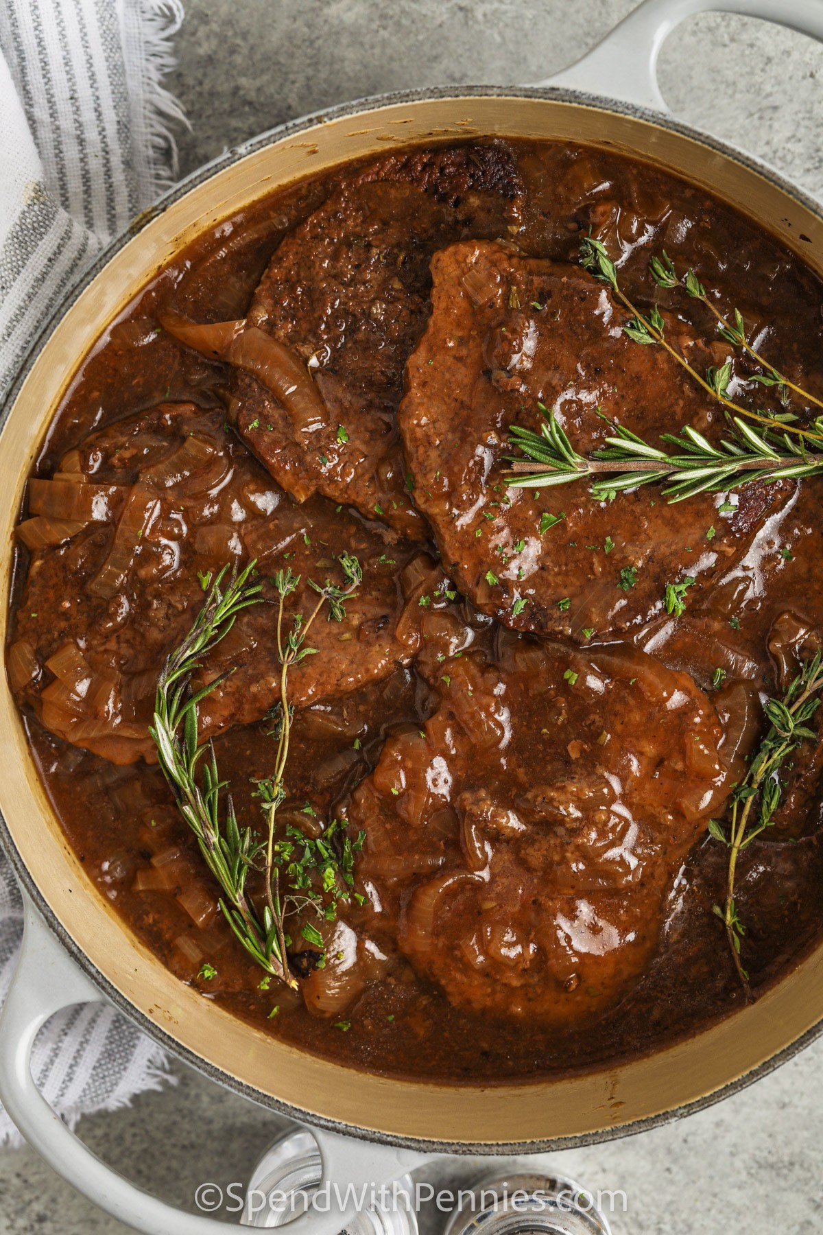 Cube Steak with Balsamic Onion Gravy | JayT | Copy Me That