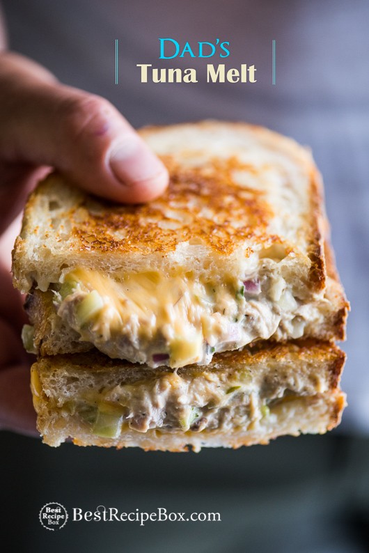 Dad's Grilled Tuna Melt Sandwiches | allebull | Copy Me That