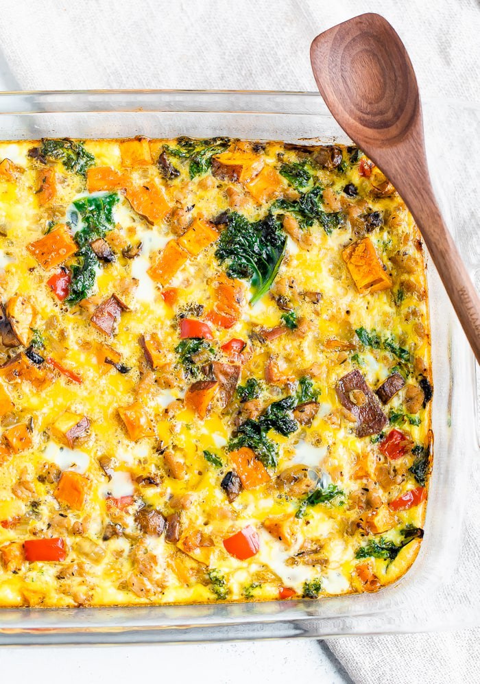 DairyFree Sausage Egg Casserole with Veggies Lindamc Copy Me That