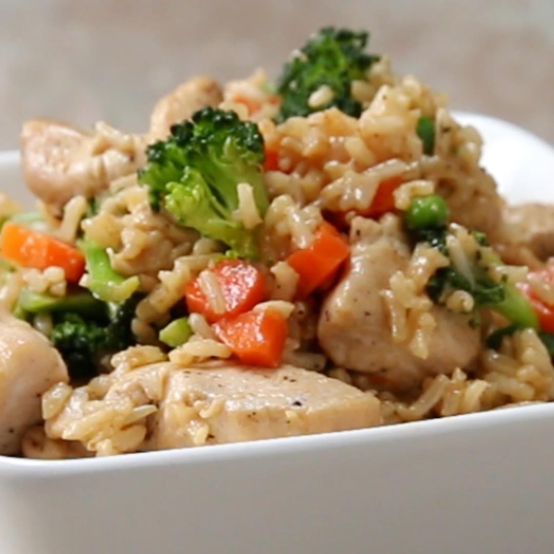 Easy & Healthy Fried Rice Recipe by Tasty Marlene Copy Me That