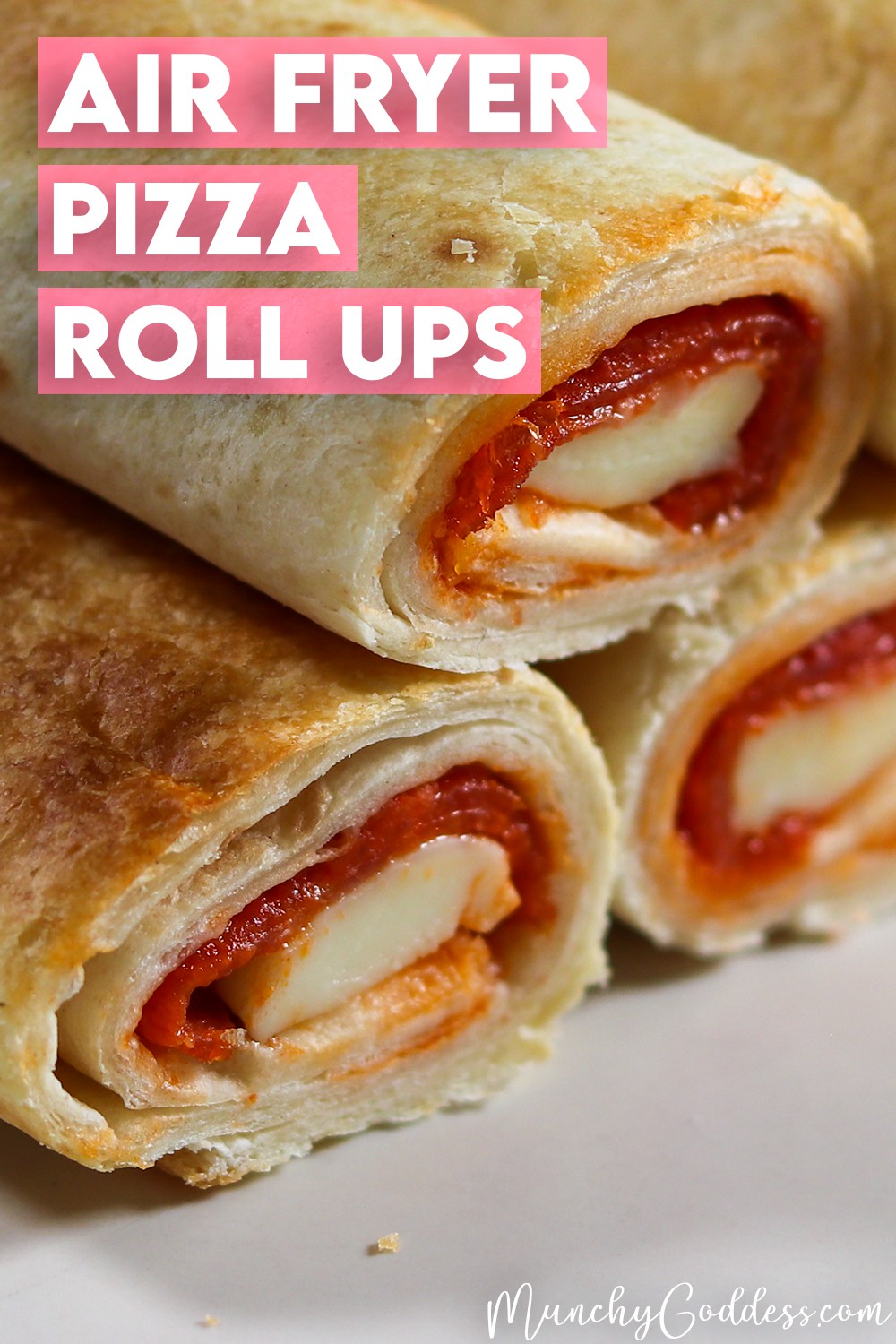 Easy Air Fryer Pizza Roll Ups + Video - Fork To Spoon