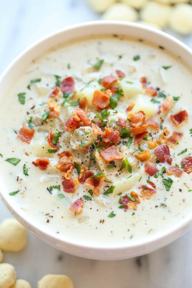 Damn Delicious Easy Clam Chowder | John Reese | Copy Me That