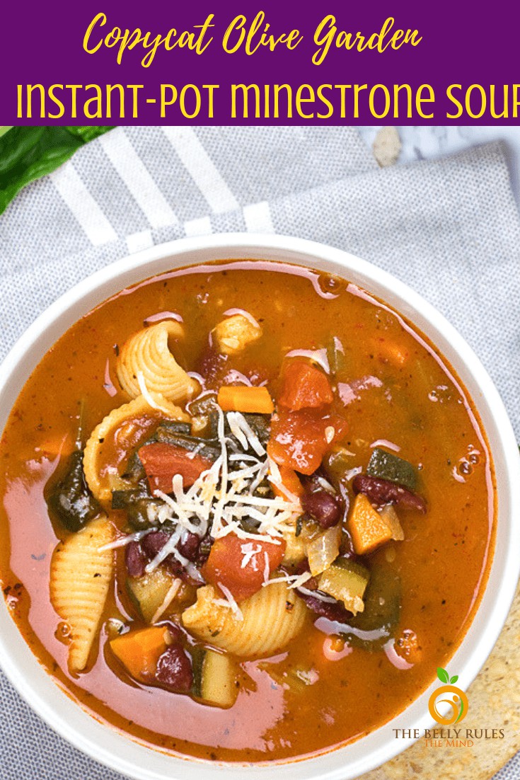 Easy Minestrone Soup Recipe (Olive Garden) Reviere Copy Me That