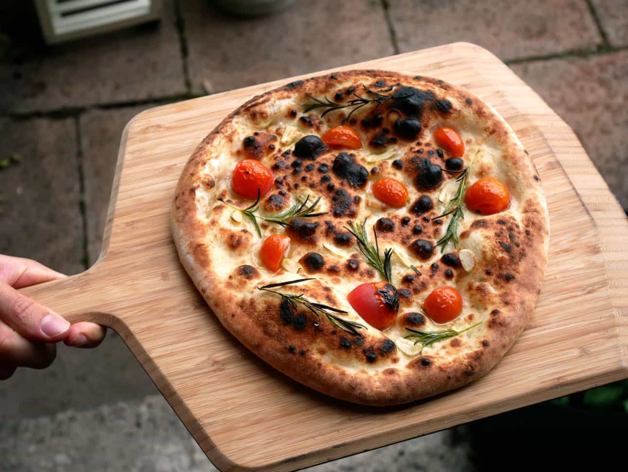 Focaccia Pizza with Cherry Tomato and Rosemary Recipe– Ooni Usa | Patty ...