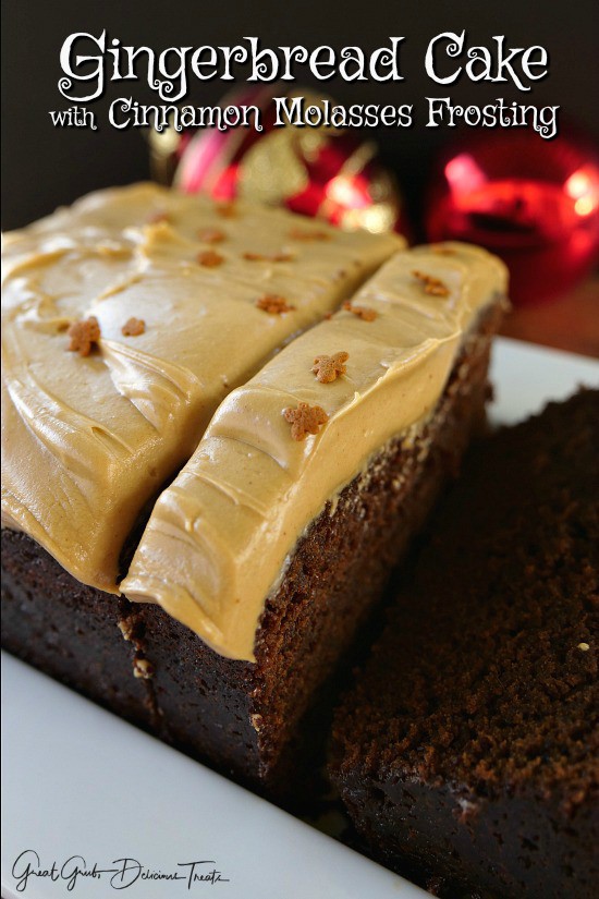 Gingerbread Cake with Cinnamon Molasses Frosting | Emily | Copy Me That