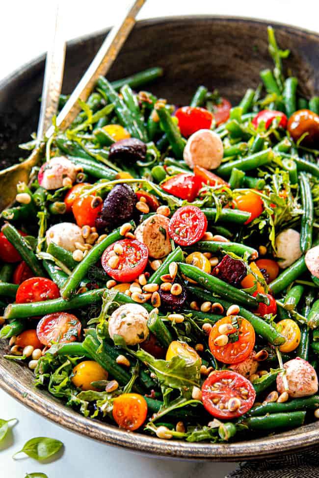 Green Bean Salad with Balsamic Basil Vinaigrette | Tricia | Copy Me That
