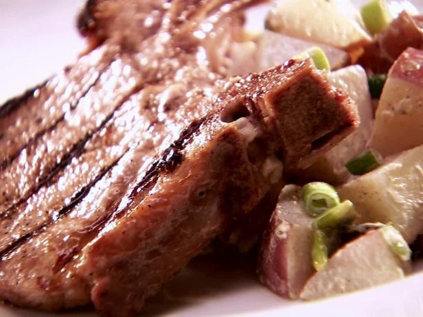 Chili Rubbed BBQ Pork Chops Recipe, Sandra Lee