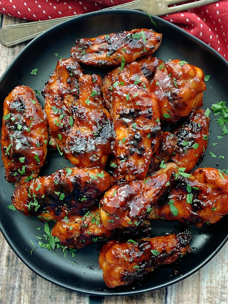 Grilled Spicy Bbq Chicken Wings With Jack Daniels Sauce Deb Gillett Jay Copy Me That