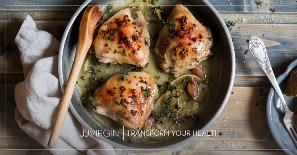 Healthy Boneless Chicken Thigh Recipes Healthy Slow Cooker Lemon Thyme Chicken Sassynach Copy 