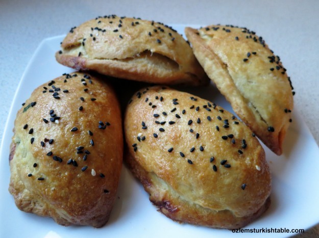 Homemade Pogaca; Turkish Savory Pastry with Cheese and