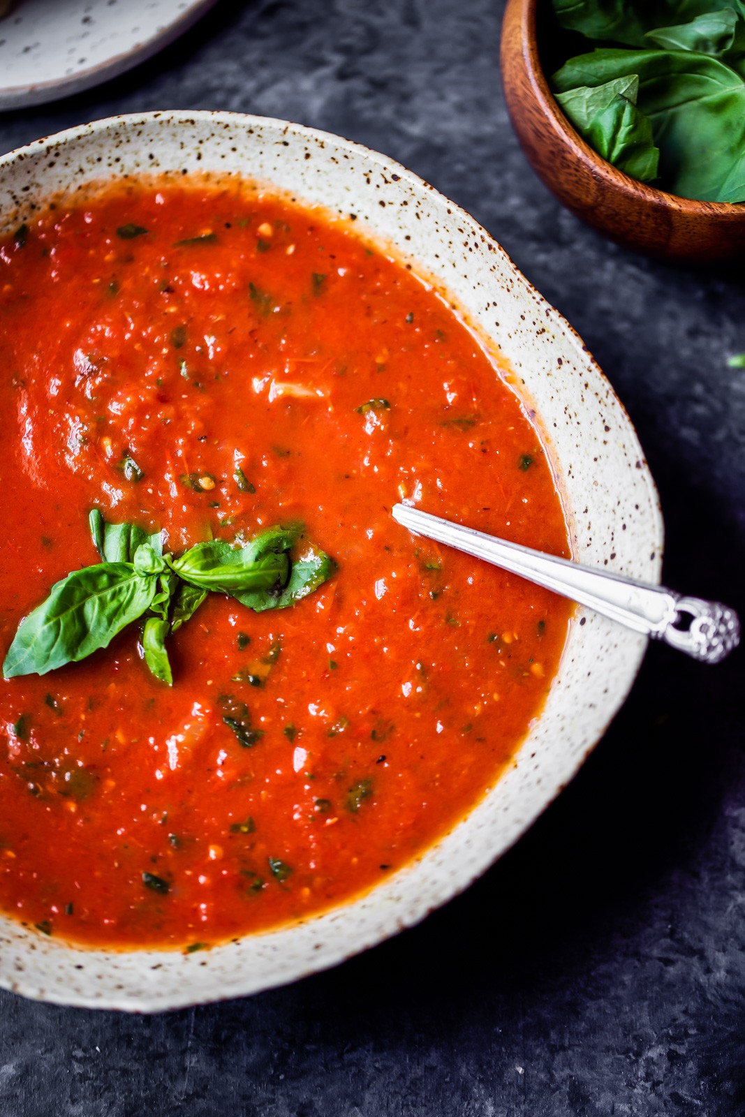 Homemade Roasted Tomato Basil Soup | Myrna | Copy Me That