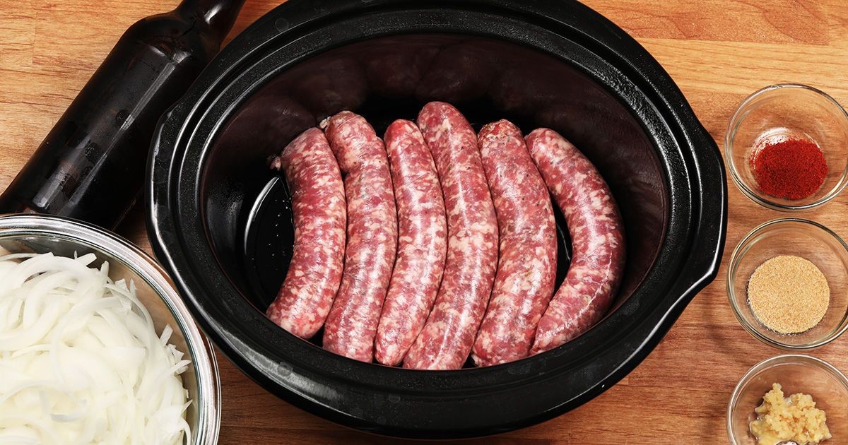 How to Make Beer Brats in a Slow Cooker (Video) JimB Copy Me That