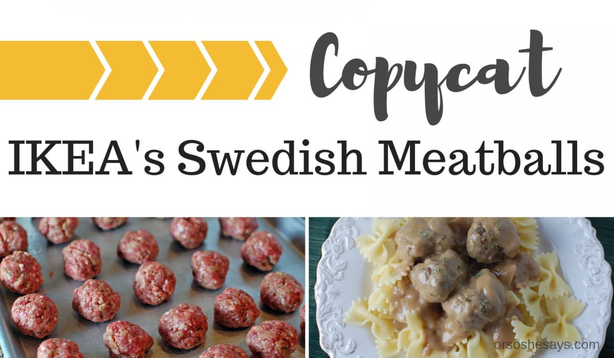 Ikea's Swedish Meatball Recipe (Knock-Off).....Delicious!! | Summer ...