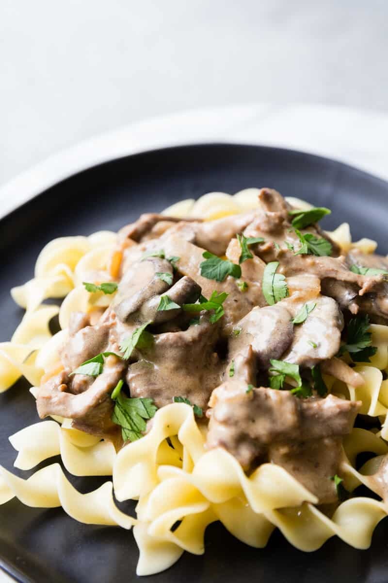 Insta Pot Beef Stroganoff | GreenMileGirl | Copy Me That