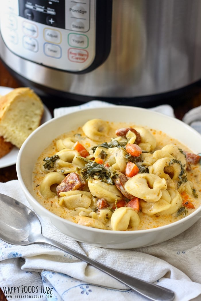 Instant Pot Creamy Tortellini Soup | Terry Stenstrup | Copy Me That